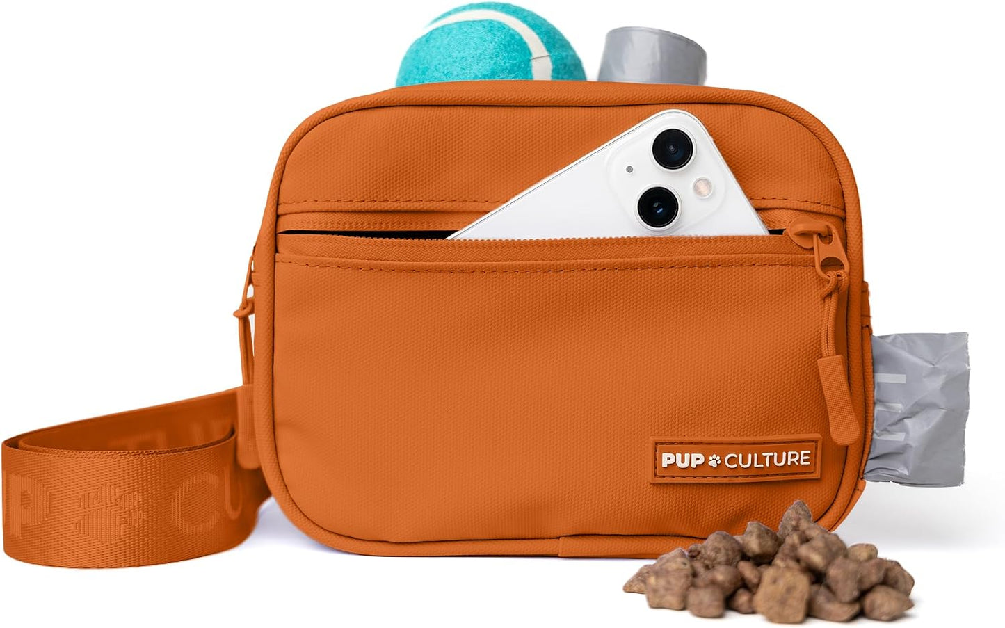 Pup Culture Dog Treat Pouch with Poop Bag Dispenser and Removable Treat Pouch | Cross Body Dog Walking Bag | The Perfect Puppy Training Tool and Even Better Gift - Image 14