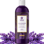 Maple Holistics premium lavender bubble bath front view bottle packaging