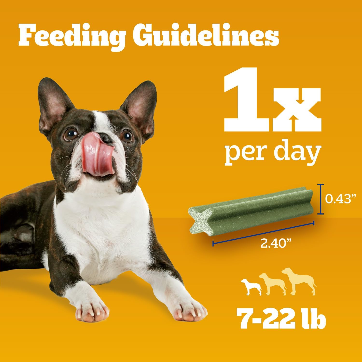 Triple action formula dog treats for fresh breath and gum health