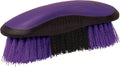 Weaver Equine Dandy Brush Purple Black Medium horse grooming tool front view