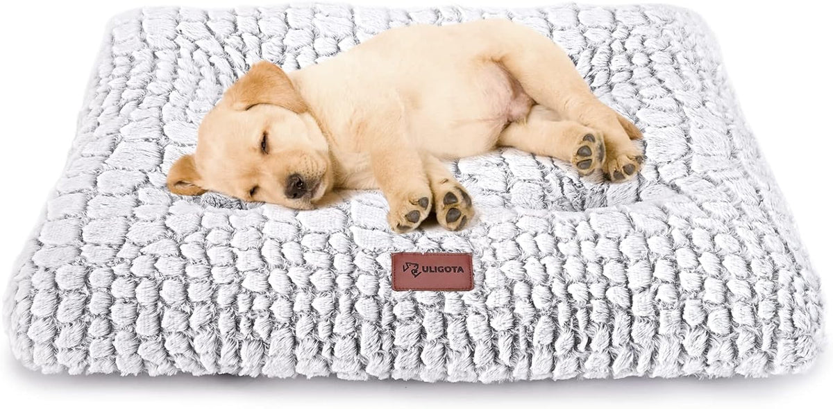 Dog Bed Crate Pad - Soft Fluffy Pet Cushion Mat Anti-Slip Comfy Kennel Pad for Crates - Image 9