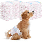 Funliying disposable female dog diapers front view of 90 count pack