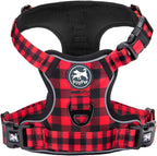 PoyPet No Pull Dog Harness, No Choke Front Lead Dog Reflective Harness, Adjustable Soft Padded Pet Vest with Easy Control Handle for Small to Large Dogs(Pink, Medium) - Image 13
