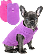 2 Pack Dog Sweater with Leash Ring Winter Warm Pet Sweater Thick Clothes Coat Fleece Dog Sweaters for Small Dogs Girl Boy for Chihuahua, French Bulldog, Dachshund,Medium(7-10lbs) - Image 9