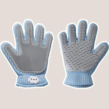 Ambidextrous 2-in-1 pet hair remover glove package count