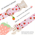 Premium Soft Cotton Material Detail On Small Pink Dog Collar Accessory