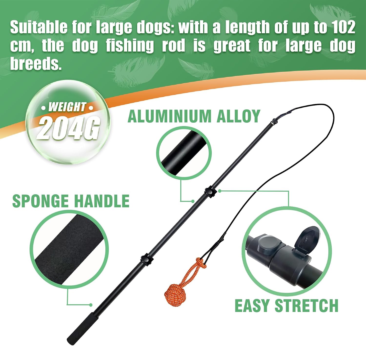 SailStart interactive dog chase toy kit with replacement cotton strips and woven ball lures