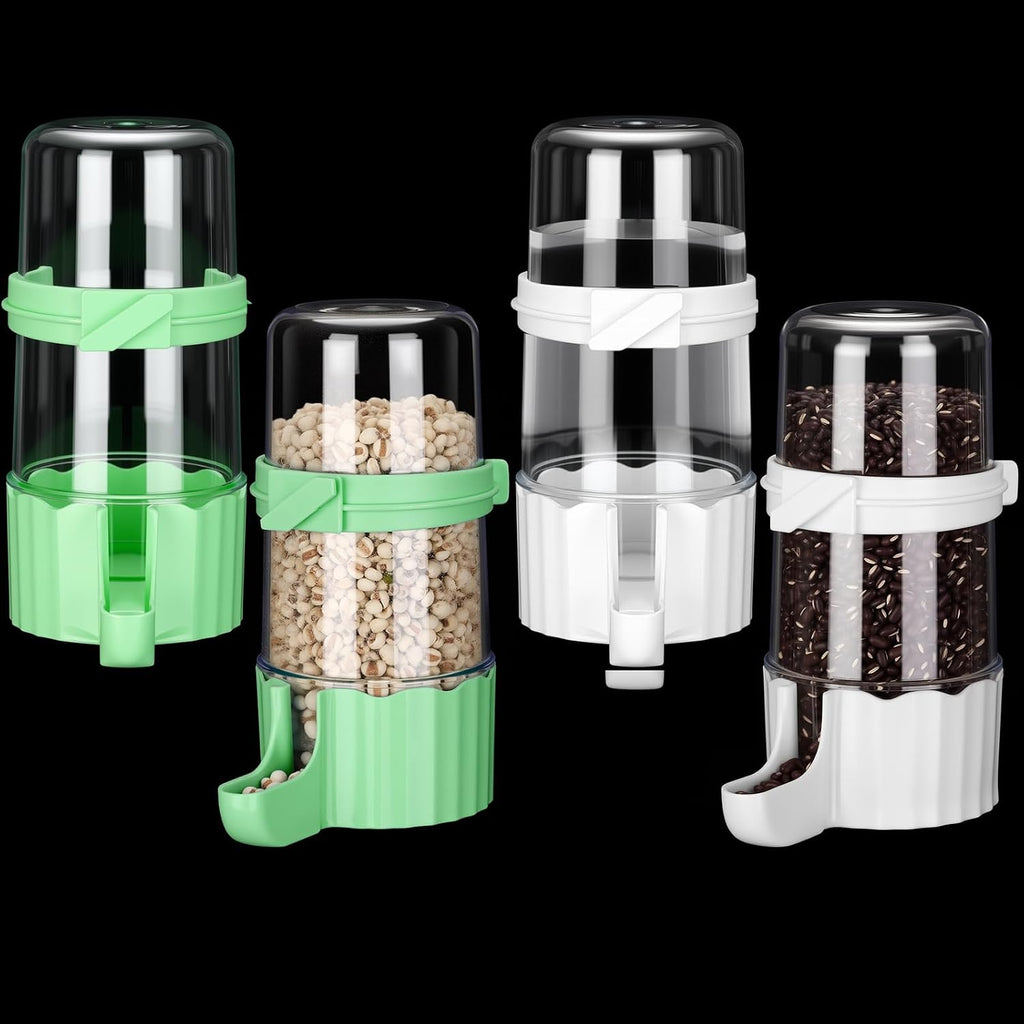 Weewooday 4 Pcs Bird Water Feeder Cage, Classic Style, Blue, White, 200 ml - Image 9