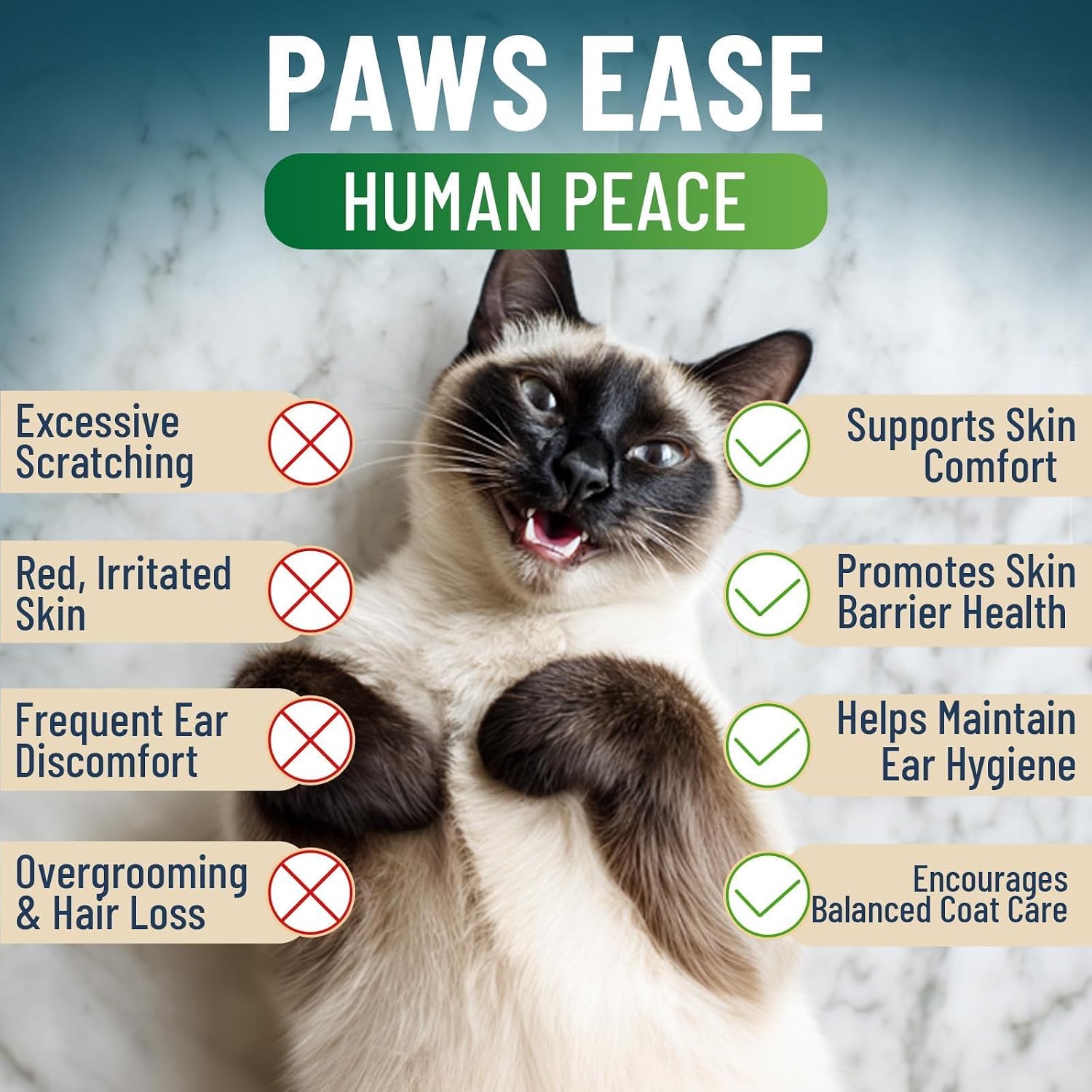 VICSOM grain free cat allergy treats showing soft chew texture close up