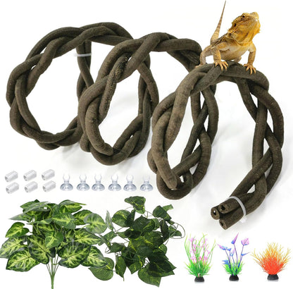 Package contents of Gxsdj reptile habitat accessory kit