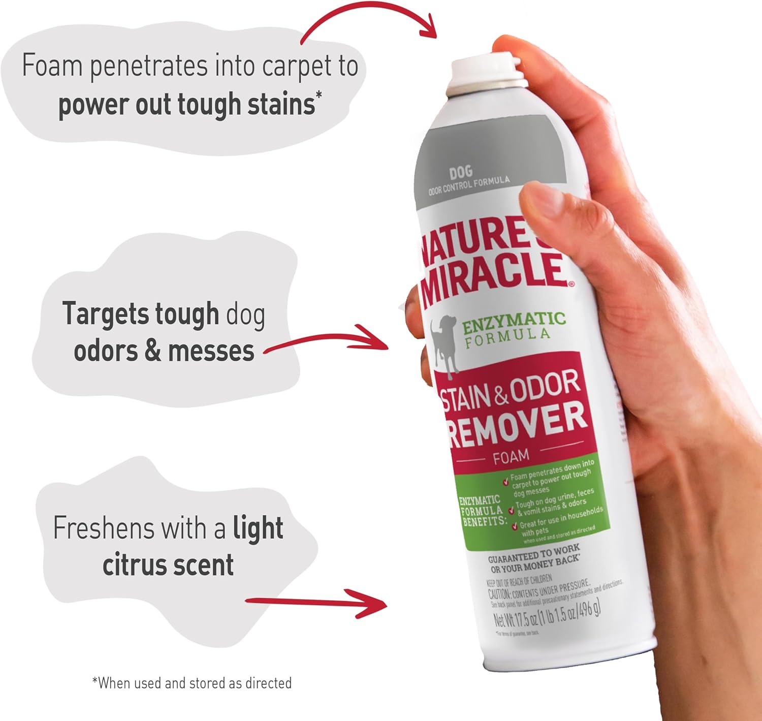 Authentic USA imported pet stain cleaner by Nature's Miracle