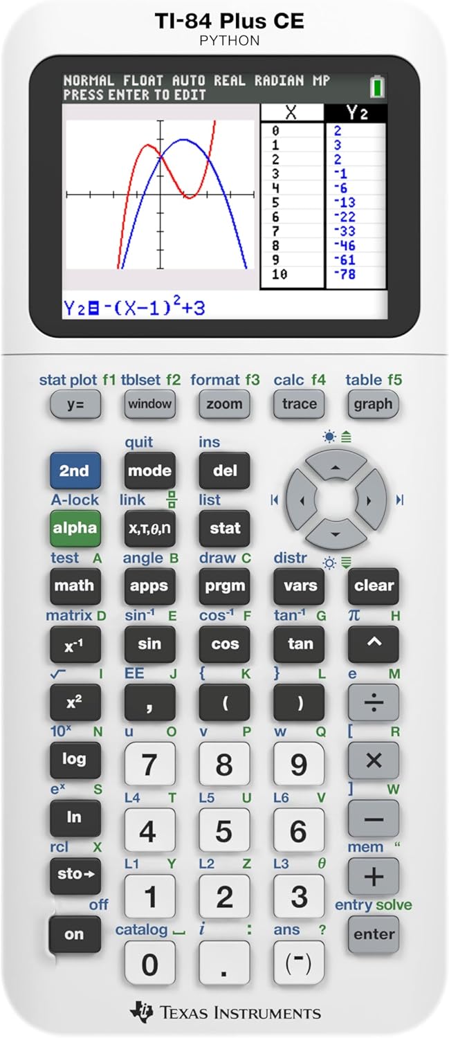 Texas Instruments TI-84 Plus CE Color Graphing Calculator, Black - Image 13