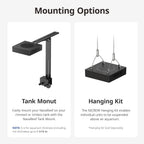 Near silent cooling fan system and dust resistant mesh on top of fixture