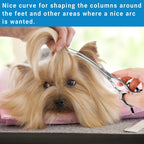 Authentic HASHIMOTO dog scissors for detailed trimming of pet paws and face