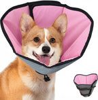 Soft Dog Cone Collar After Surgery: Long Alternative Comfortable Comfy Fabric Recovery Shame Elizabethan Stop Licking Small Medium Large Dogs (Blue, L) - Image 12