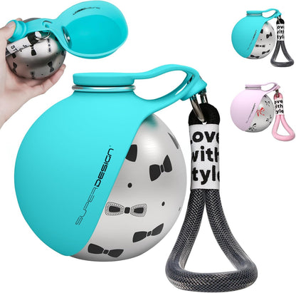 SuperDesign lightweight ten fluid ounce puppy water dispenser side view