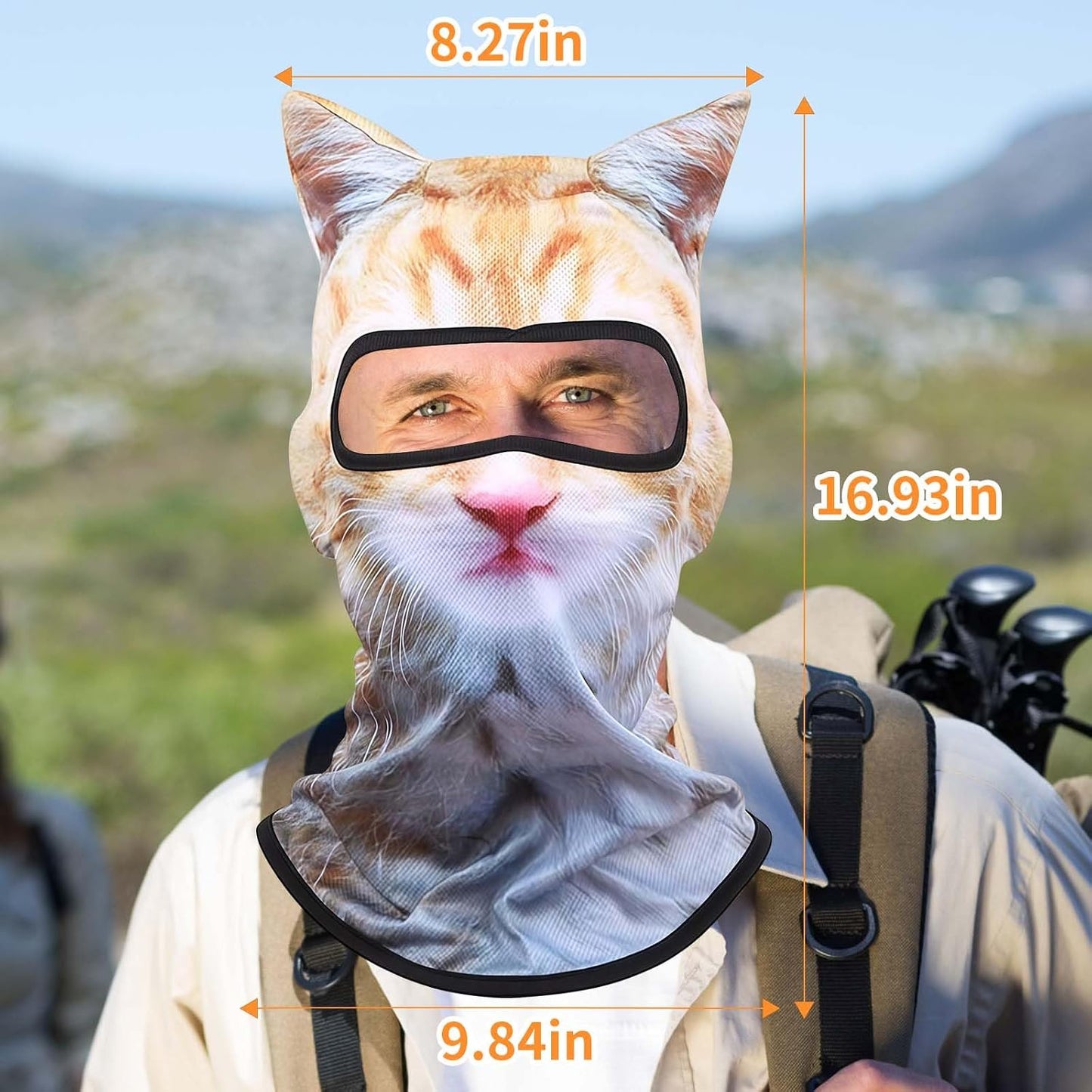 Oyeftp animal print sheisty face mask for outdoor sports