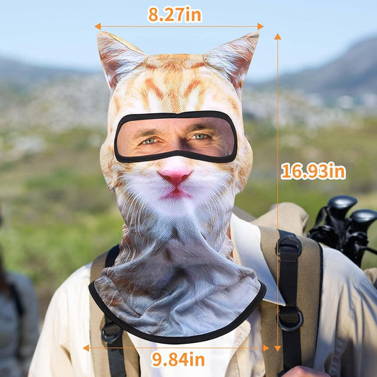 Oyeftp animal print sheisty face mask for outdoor sports
