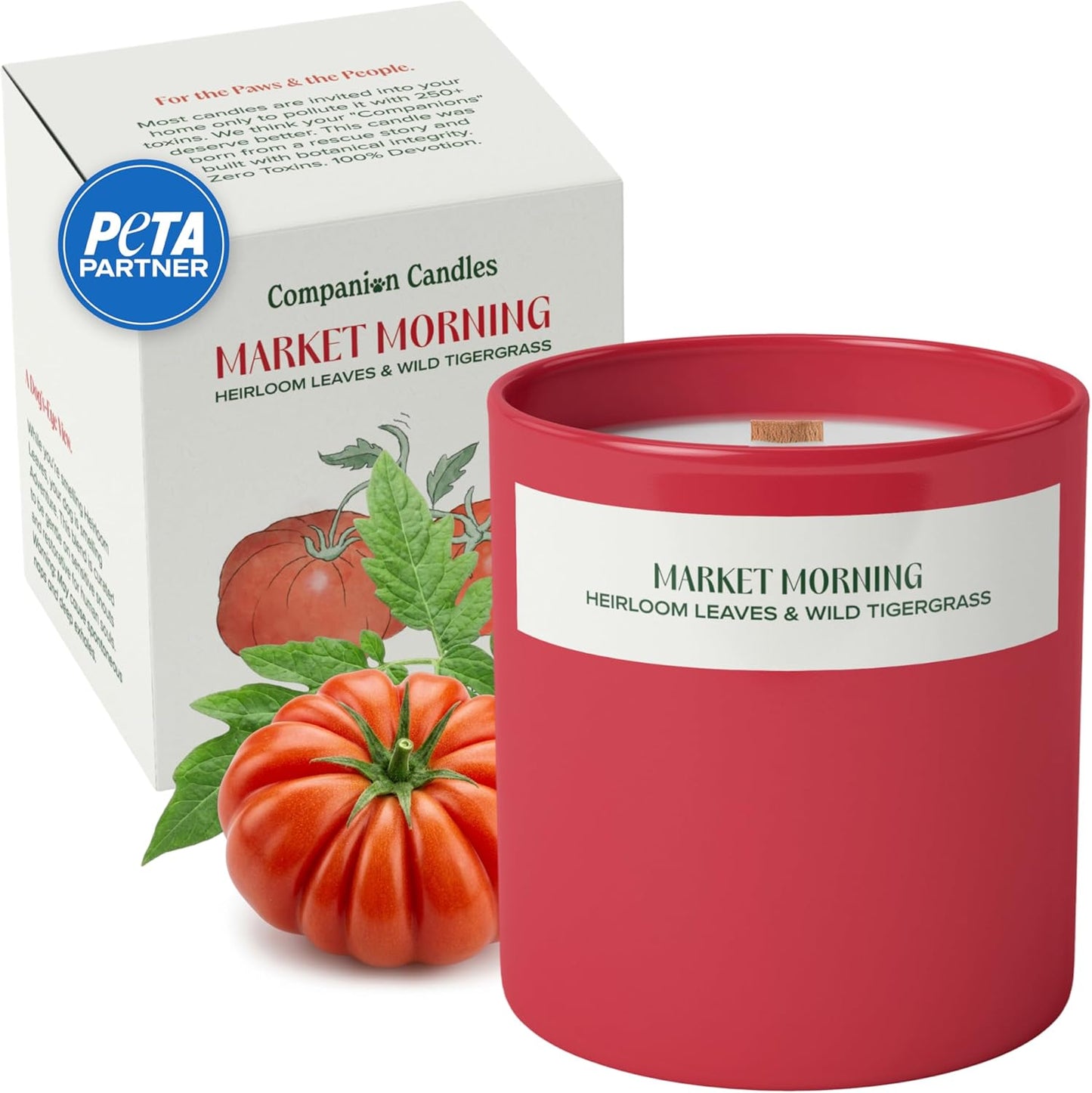Companion Candles You & Me by the Sea Pet-Friendly Scented Candle - Sea Salt & Neroli Fragrance - Coconut Soy Wax Candle with Wooden Wick, Approx. 50-Hour Burn Time, Made in USA, 11.8 oz - Image 11