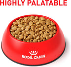 Royal Canin veterinary exclusive gastrointestinal high fiber pet food side view with feeding instructions