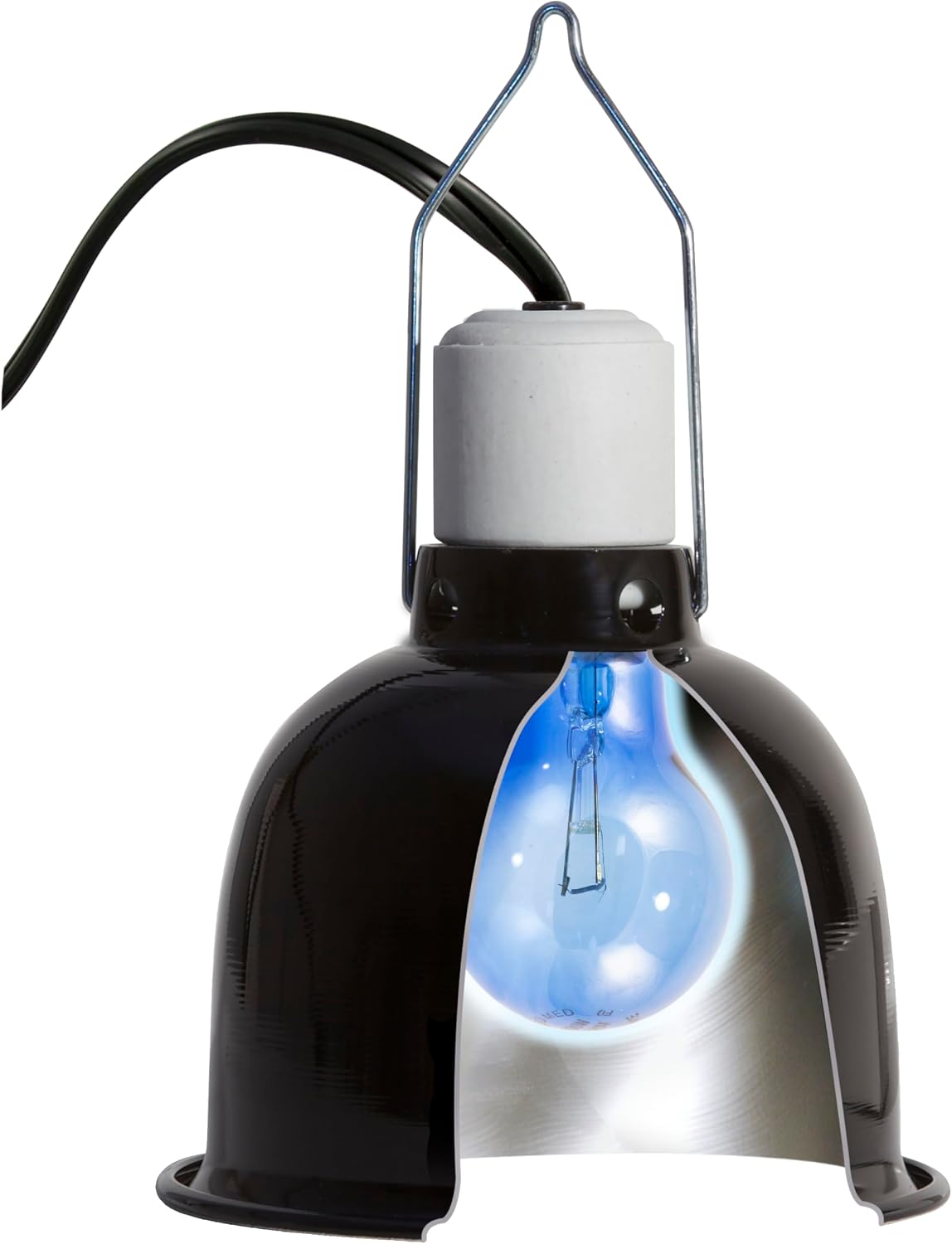 Incandescent daytime heat lamp for terrariums