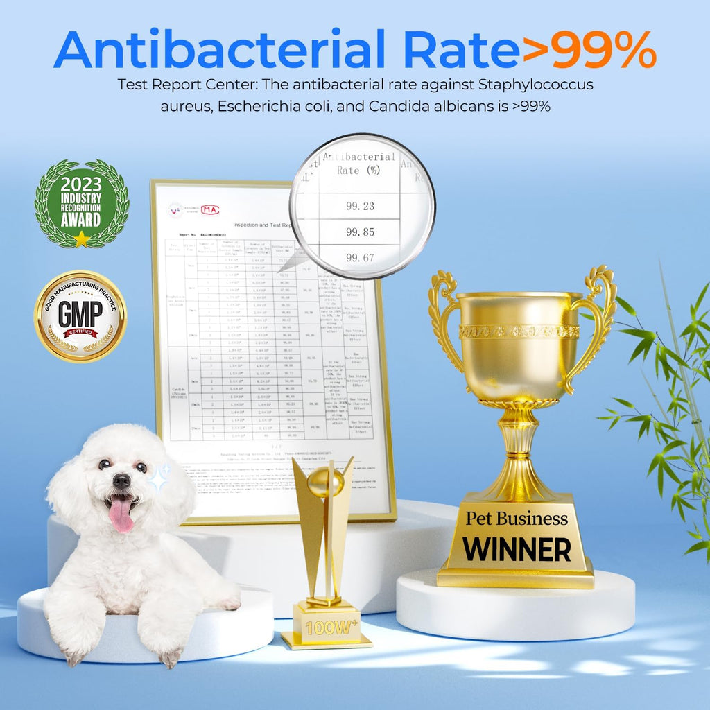 Authentic USA imported Pupmate pet wipes container back panel instructions