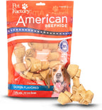 Pet Factory American Beefhide 4-5" Knotted Bones Dog Chew Treats - Chicken Flavor, 4 Count/1 Pack - Image 10