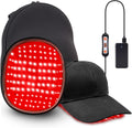 GWODE AmaBiuty red light hair growth cap front view showing LED diodes and design.