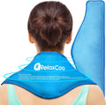 RelaxCoo neck ice pack wrap front view for shoulder relief