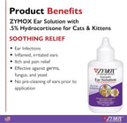 Zymox enzymatic ear care for cats and kittens packaging