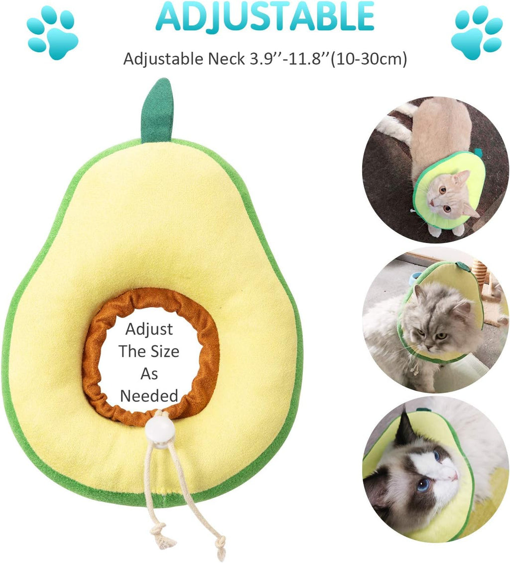 Cat wearing the Frienda adjustable recovery collar demonstrating comfortable eating.