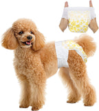 Pet Soft Disposable Dog Diapers Female, Pull Up Doggie Diapers for Female Dogs, 360 degreesStretchy Waist Puppy Diapers, Super Absorbent Doggy Diaper Leak Proof Design for Dogs in Heat (Small, Count, 20.0) - Image 12