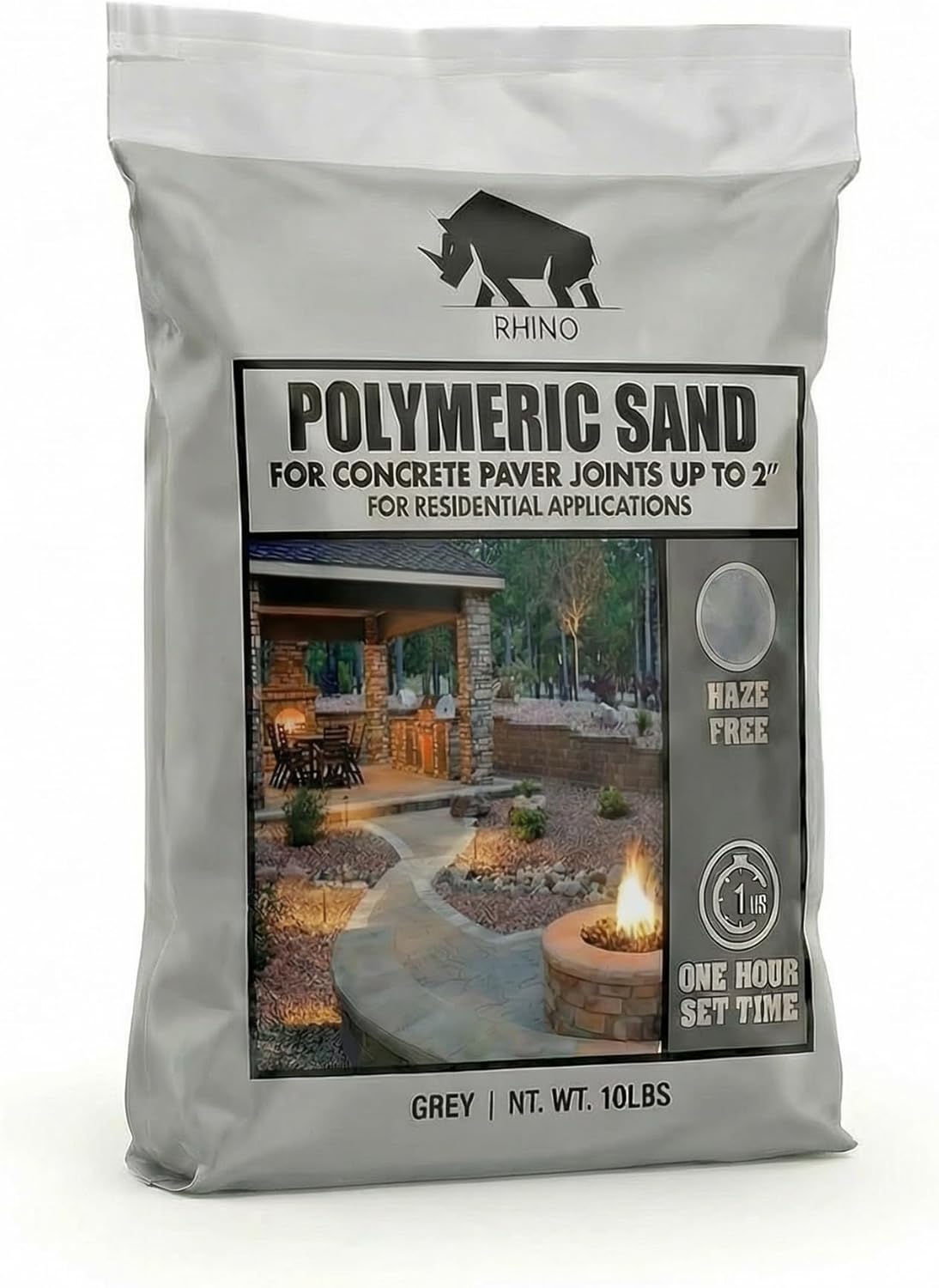 Rhino Power Bond Plus - Polymeric Sand for Pavers and Stone Joints up to a Maximum of 2 inches. (10 Pound, Brown) - Image 14