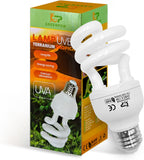 Hygger Zoo imported USA authentic UVB reptile light packaging view.