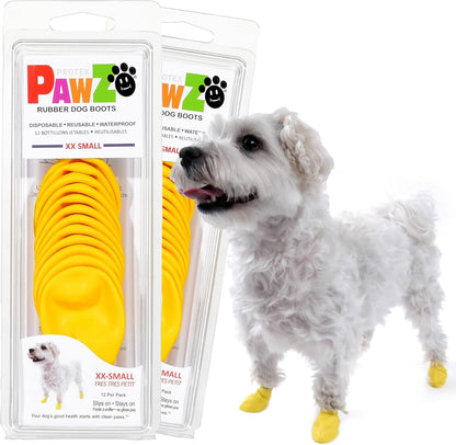 Pack of 24 Pawz biodegradable dog shoes