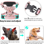 Side view of Timos dog harness showing snap buckle detail