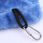 Vktech(R) Plush Snuggle Bird Hammock Hanging Snuggle Cave Happy Hut Bird Parrot Hideaway Size M (23.5 * 22cm) (Blue) - Image 3