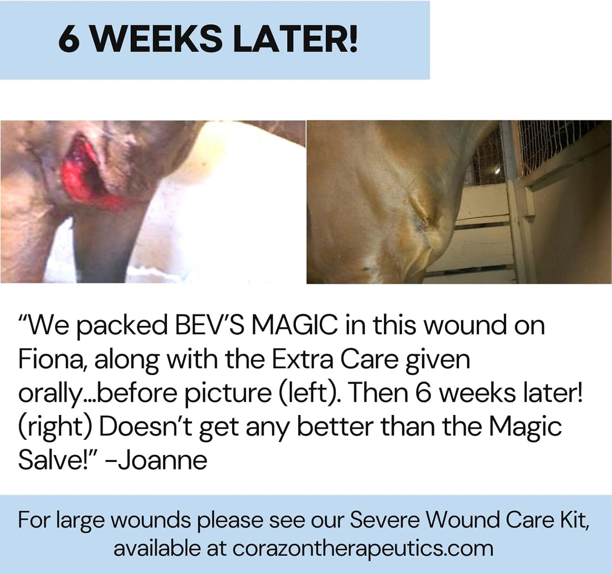 Corazon Therapeutics wound salve jar with label details