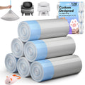 KropBom automatic cat litter box liners bags front view package showcase