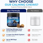 Premium dog relaxing tablet with chamomile and valerian root ingredients list