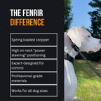 Premium imported Fenrir slip lead stainless steel hardware close up