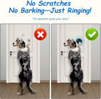 Soft Ring Blk Dog Bells to Go Outside - Wireless Dog Door Bell with 1000ft Range, 60 Melodies, LED, Waterproof Potty Training Bell for Dogs - Dog Door Bells for Potty Training(1 Bell & 1 Receiver) - Image 9