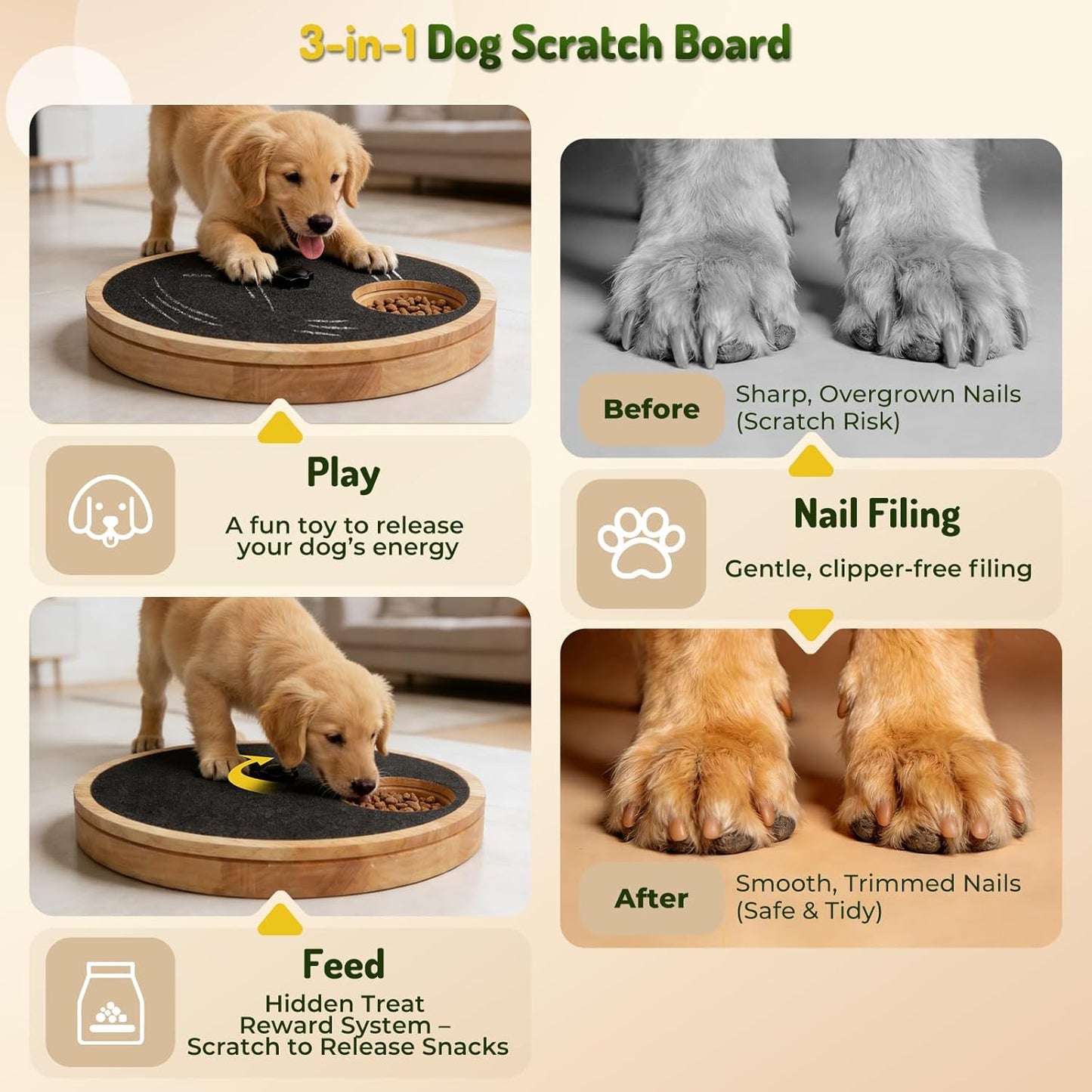 Zenflux interactive pet grooming toy for dogs