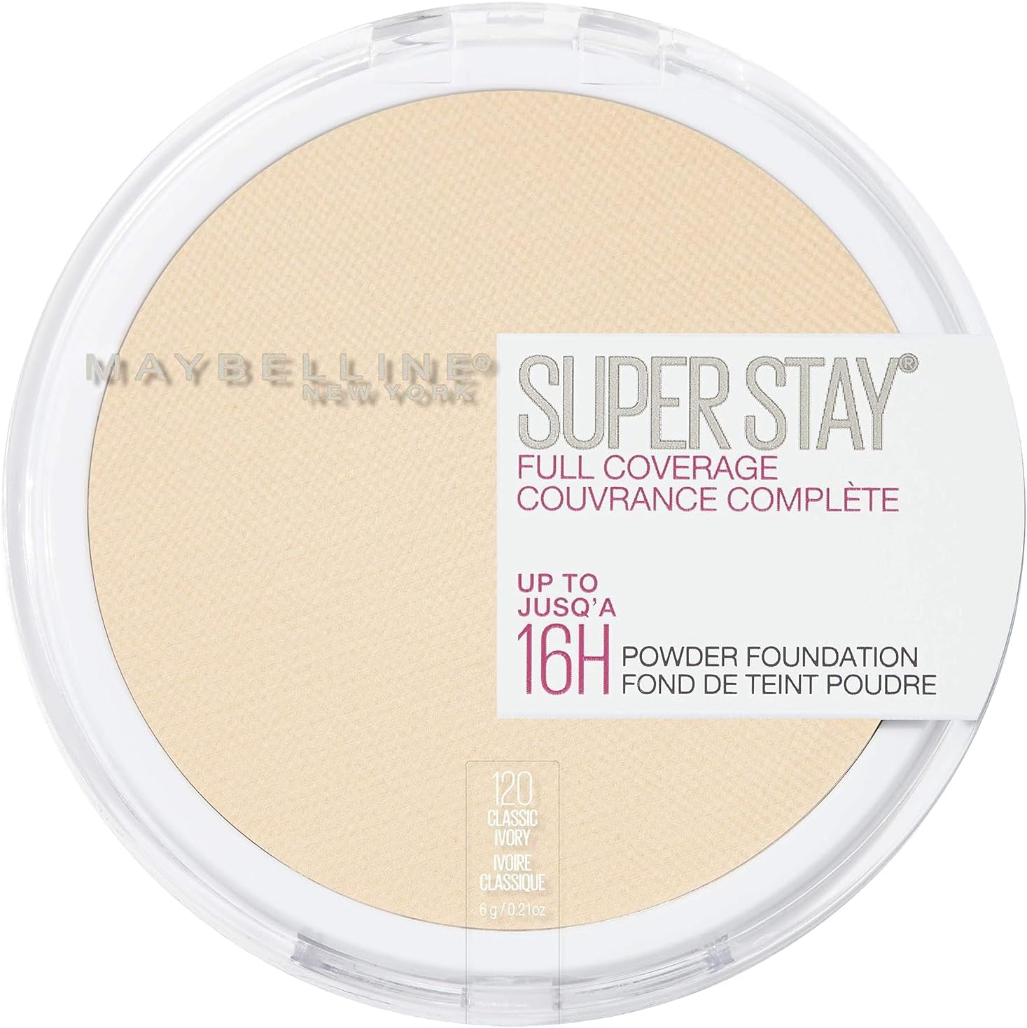 Maybelline full coverage powder foundation 312 Golden shade close up swatches