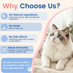 BestLife4Pets 300 tablets packaging display for complete cat dermatology support