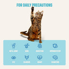 Ivvi cat multivitamin paste with L-Lysine and taurine ingredients graphic
