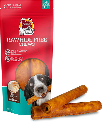 Premium imported Country Kitchen dog chews packaging