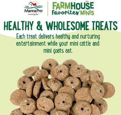 Manna Pro Farmhouse Favorites packaging back view with feeding instructions