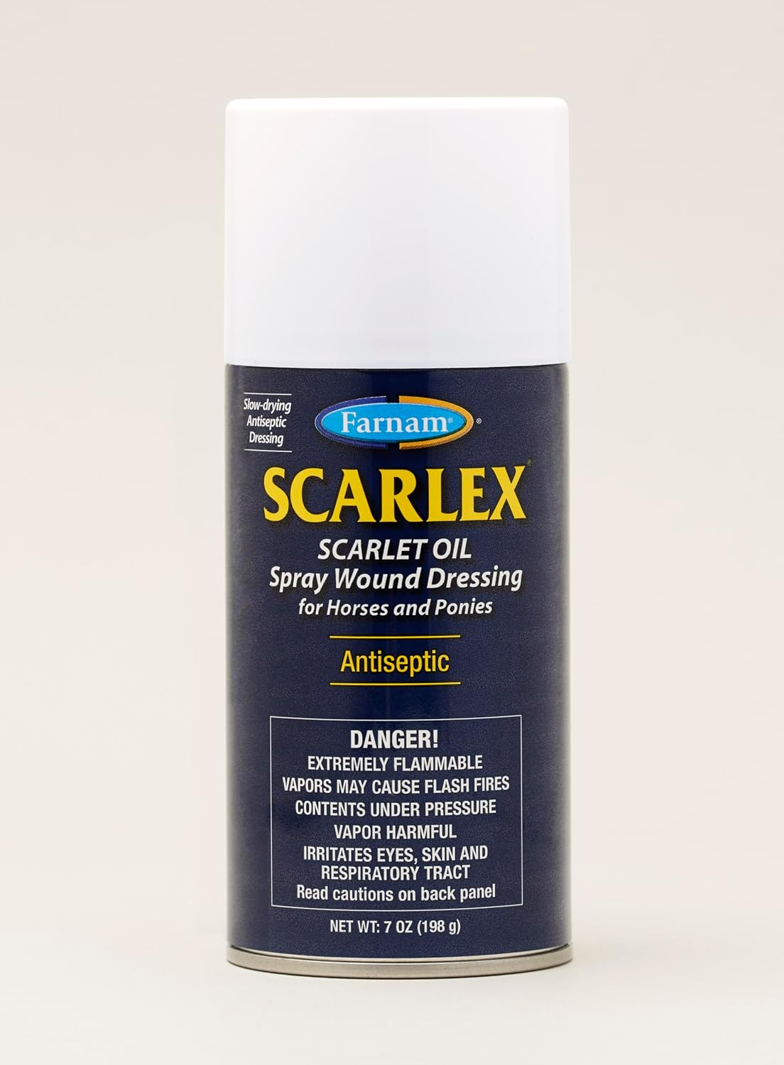 Farnam Scarlex Scarlet Oil Spray 7 Ounces front view for equine wound care