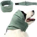 Premium imported canine ear protection wrap side profile view